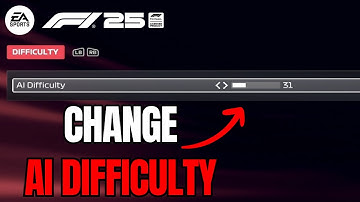 How to Change AI Difficulty in F1 25