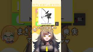 スプラで好きな武器Tier表作ってみた！【 #鈴無のら 】#vtuber #新人vtuber  #shorts #ティア表 #tierlist  #スプラ#スプラトゥーン3