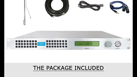 YXHT FM 50W-200W FM broadcast transmitter Quick view. How to set the browsing menu?