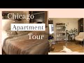 Chicago Apartment Tour | Scandi boho decor | 425 sq ft