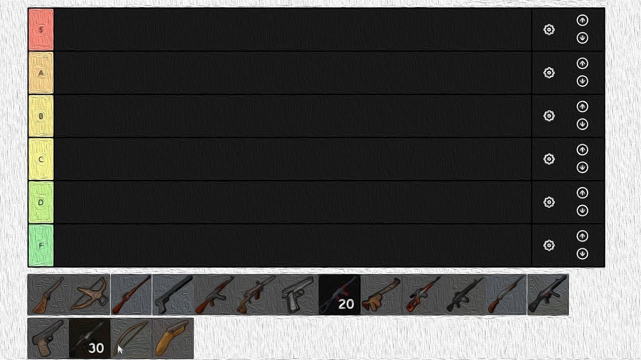 Ranking All Roblox Lost Guns Roblox Lost Gun Tierlist Youtube - roblox rankings opinions