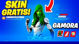 Como CONSEGUIR GRATIS la NUEVA SKIN de *GAMORA* en FORTNITE  SKIN GRATIS FORTNITE