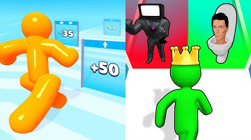 Tall Man Run VS Giant Rush Max Levels Walkthrough Android, iOS Update Gameplay P45