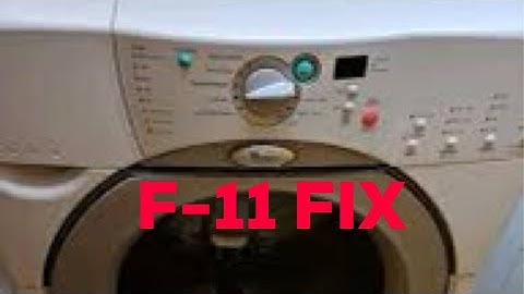 ✨ Duet Washer F-11 ERROR - Motor Doesn’t Move - EASY FIX ✨