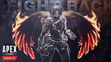 FIGHT BACK ⚡ ( APEX LEGENDS MOBILE MONTAGE ) | 5 FINGER + GYRO PRO GAMEPLAY