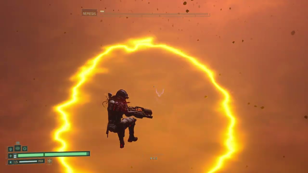 Returnal No dash during Nemesis fight, bit messy and the build made it easy