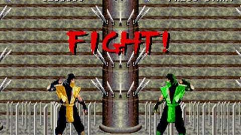 Mortal Kombat (Sega Genesis) - Secret Boss Fight - Reptile