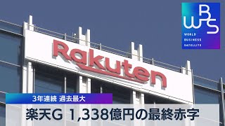 楽天Ｇ 1,338億円の最終赤字 ３年連続 過去最大（2022年2月14日）