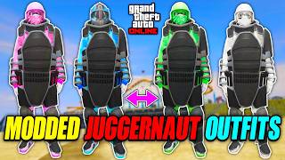 *NEW* GTA 5 EASY ALL COLORED JUGGERNAUT OUTFITS GLITCH 1.72 (No Transfer Glitch)