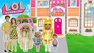 THE FULL MOVIE - OMG LOL Family Babysitting Dollhouse Cleaning Morning Routine Dreamhouse Adventure!