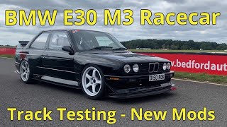 E30 S54 M3 track testing - New Track Modifications tour - Bedford aerodrome