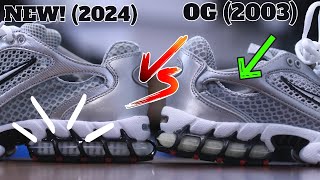 New 2024 vs OG 2003! Nike Air Zoom Spiridon Cage 2 Comparison Review