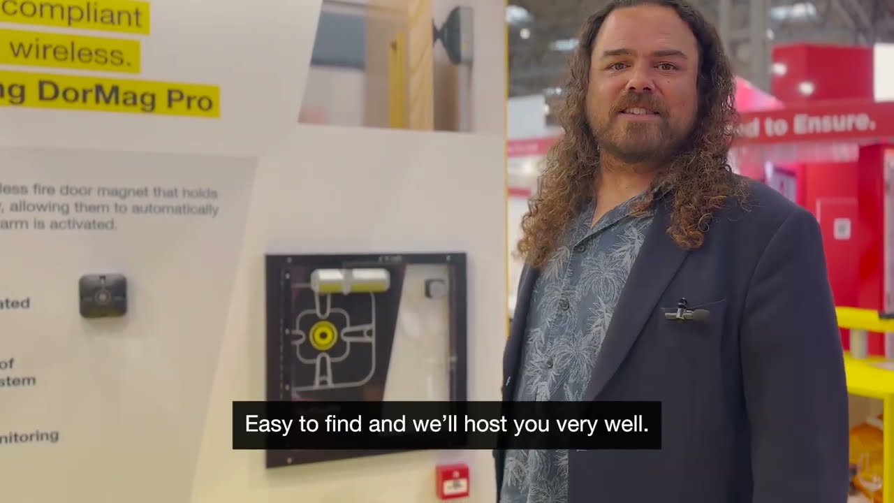 Fireco at The Fire Safety Event 2024: James Cox introduces DorMag