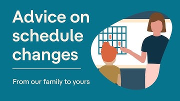 Advice on Schedule Changes | From our Family to Yours