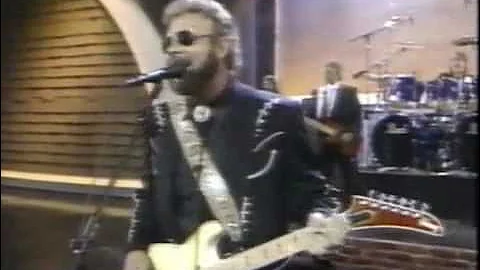 Hank Williams Jr.and Bama Band (Man to Man) ACM Awards 1989.mp4