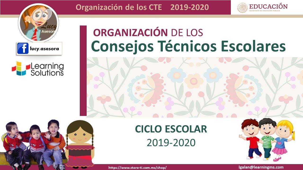 Organización de los Consejos Técnicos Escolares 2019-2020 - YouTube