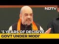 "PM Leads Decisive Government": Amit Shah At BJP Poll Manifesto Launch