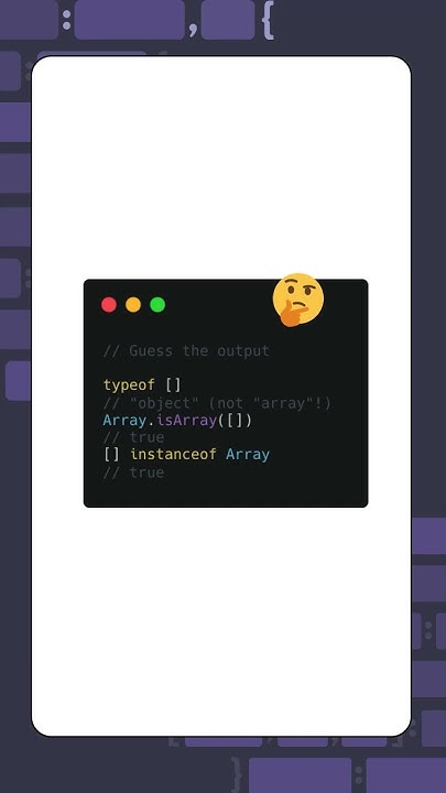 Array vs object gotcha in JavaScript - YouTube