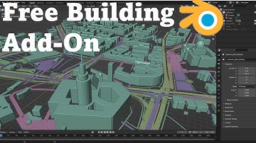 Blosm for Blender: Google 3D cities, OpenStreetMap, Terrain Add-On