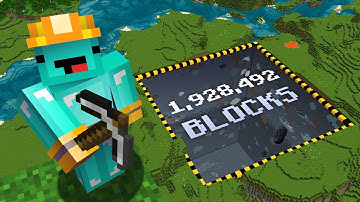How I Mined 1,000,000 Blocks in Minecraft