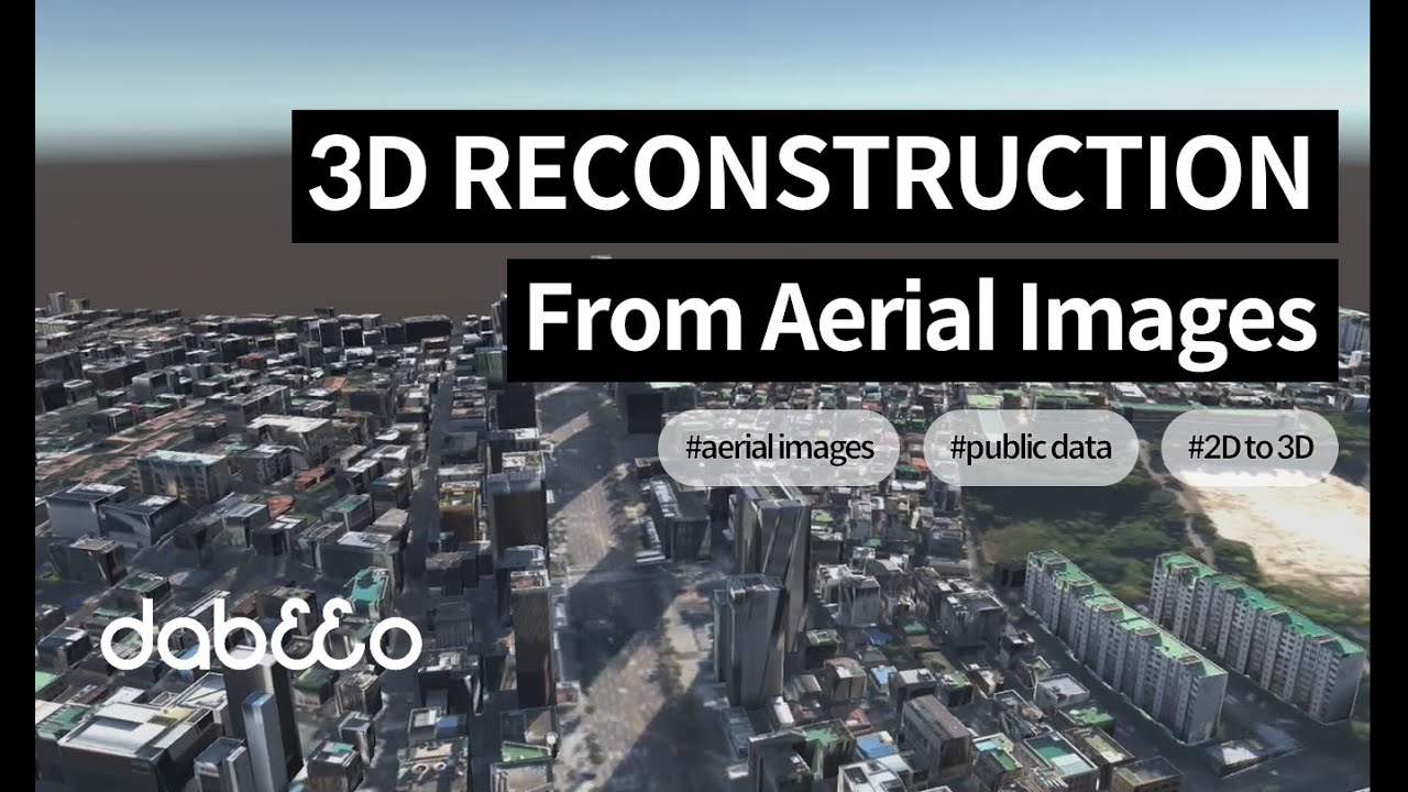 [Dabeeo] 3D Reconstruction from multiple aerial photos - YouTube