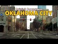 Oklahoma city 4k  driving downtown  oklahoma usa