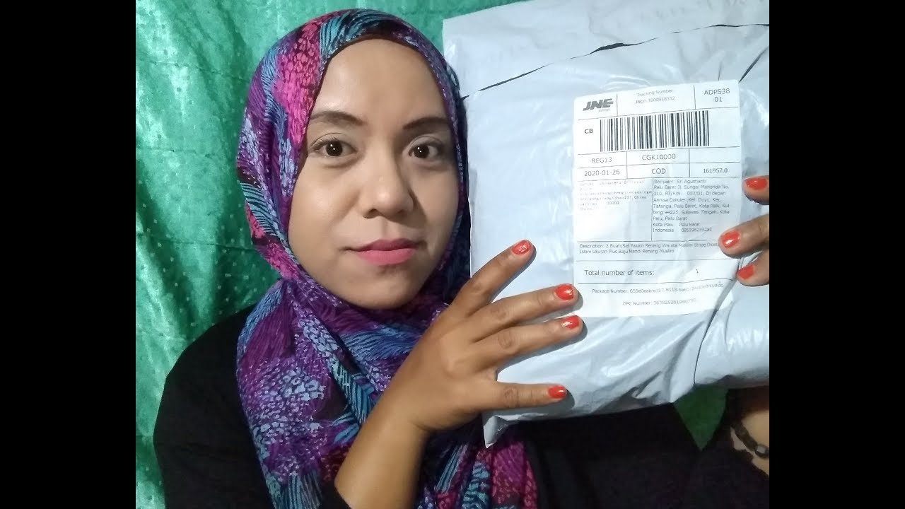 UNBOXING BAJU  RENANG HIJAB  Annisa Septia 1309 YouTube