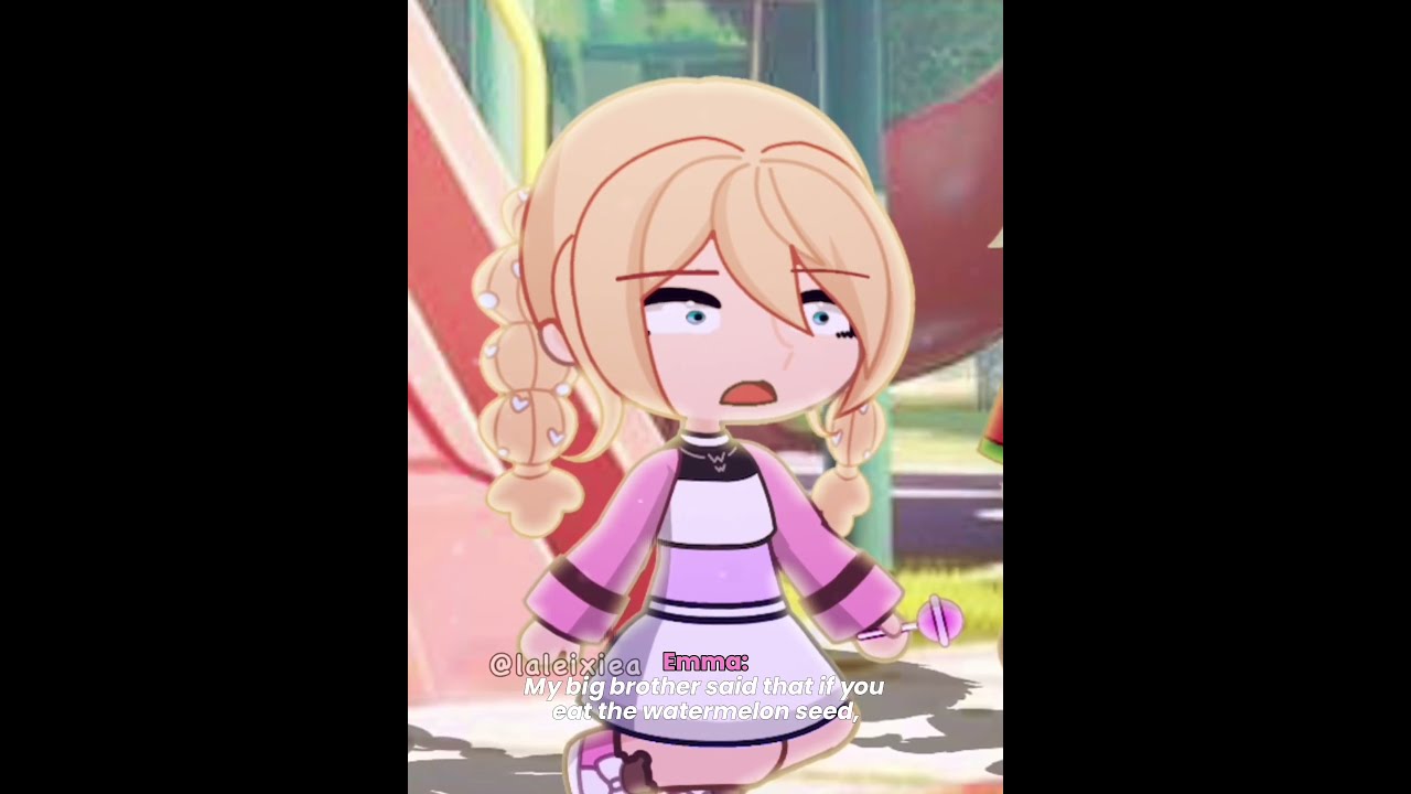 Did You Just Eat The Watermelon Seed Gacha Meme Gachameme Gachalife2 Trend Funny