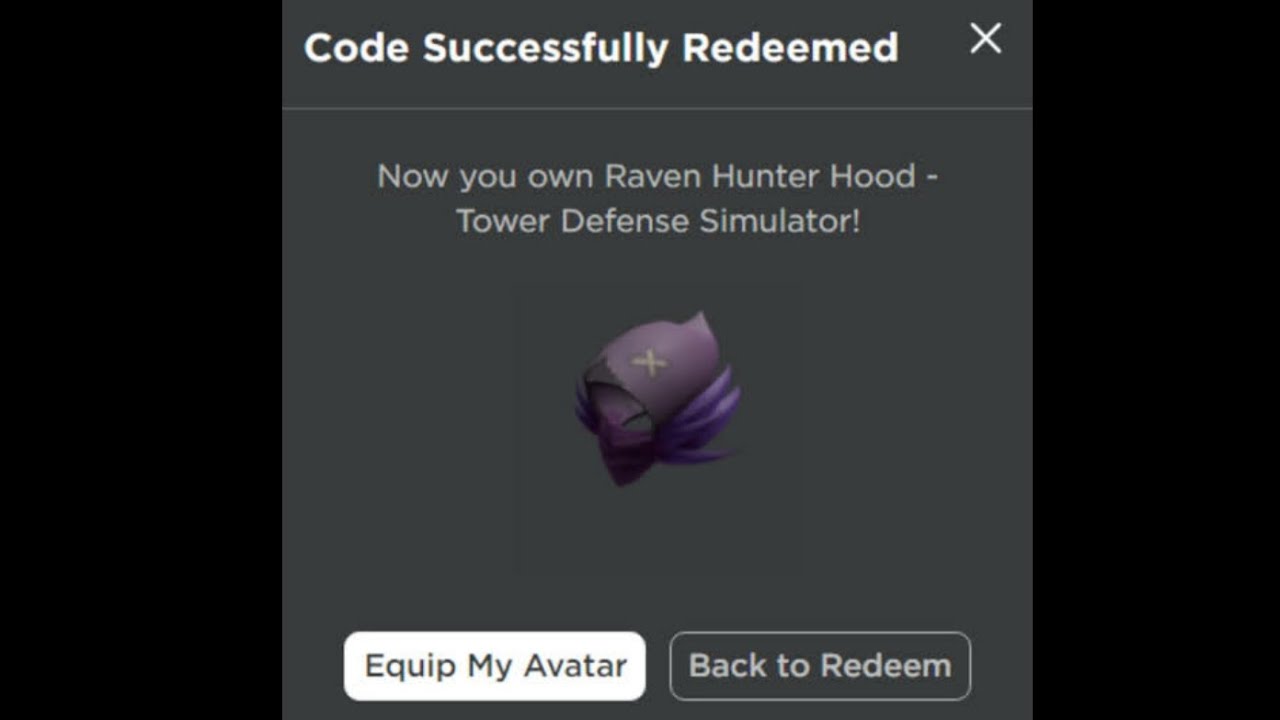 tutorial-cara-mendapatkan-code-redeem-raven-hunter-hood-tower-defense-simulator-youtube