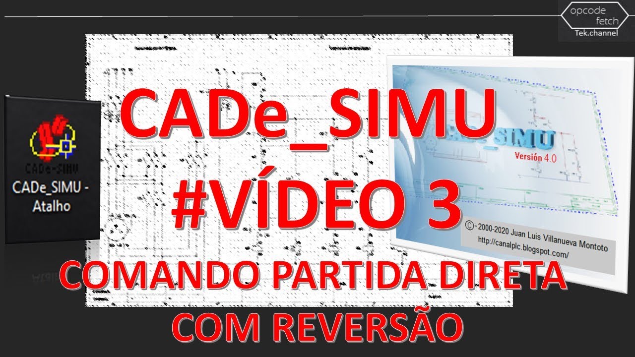 #3 Cade SIMU Partida Direta com REVERSÃO (Comandos Elétricos) - YouTube