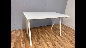 How to Assemble Ikea Trotten Desk | Step by Step Trotten Table Assembly