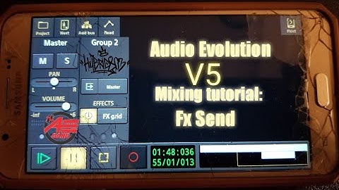 Audio Evolution V5 mixing tutorial: Fx Send