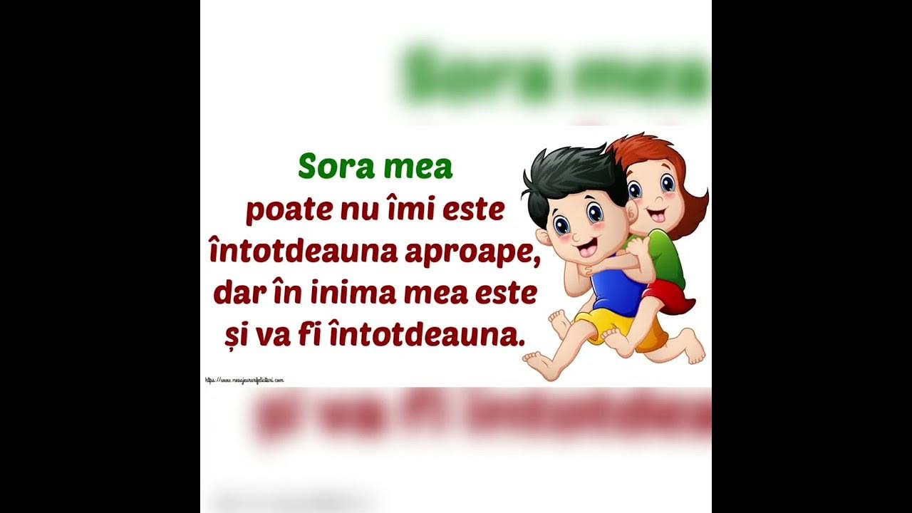La Multi Ani Surioara Mea Mica La mulți ani surioara mea! - YouTube