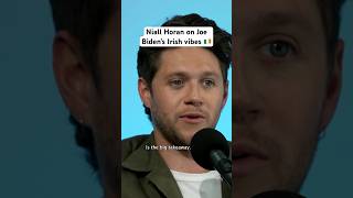 It may be the #4thofjuly but Niall Horan says President Joe Biden gives exceptional Irish vibes 🇮🇪