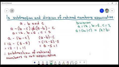 Is subtraction and division associative?