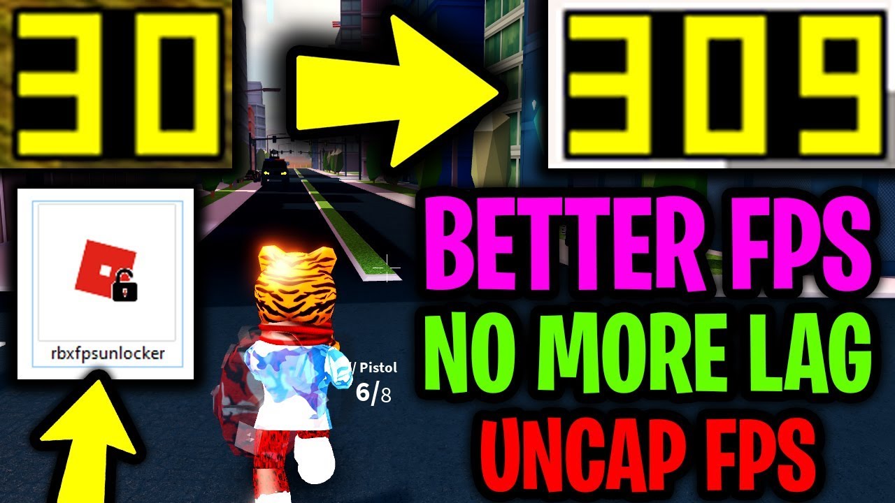 Stop Lag On Roblox With This One Program Roblox Fps Unlocker Increase Performance Get More Fps Youtube - roblox no lag