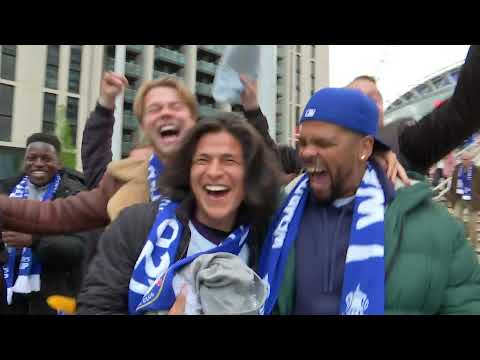 Ted Lasso cast trick reporter at FA Cup Final, Wembley! Dani Rojas Song! Original full footage