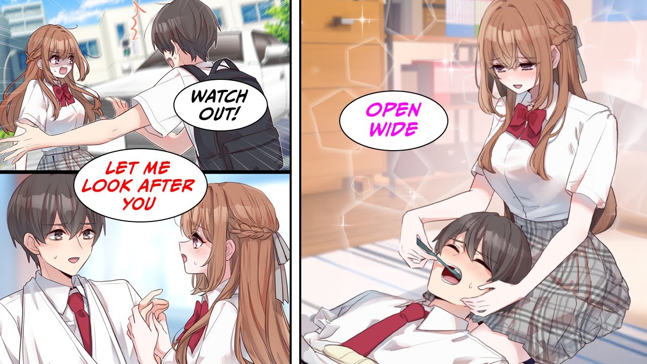 [Manga Dub] After saving my childhood friend from getting hit by a car, her nurturing notches up...