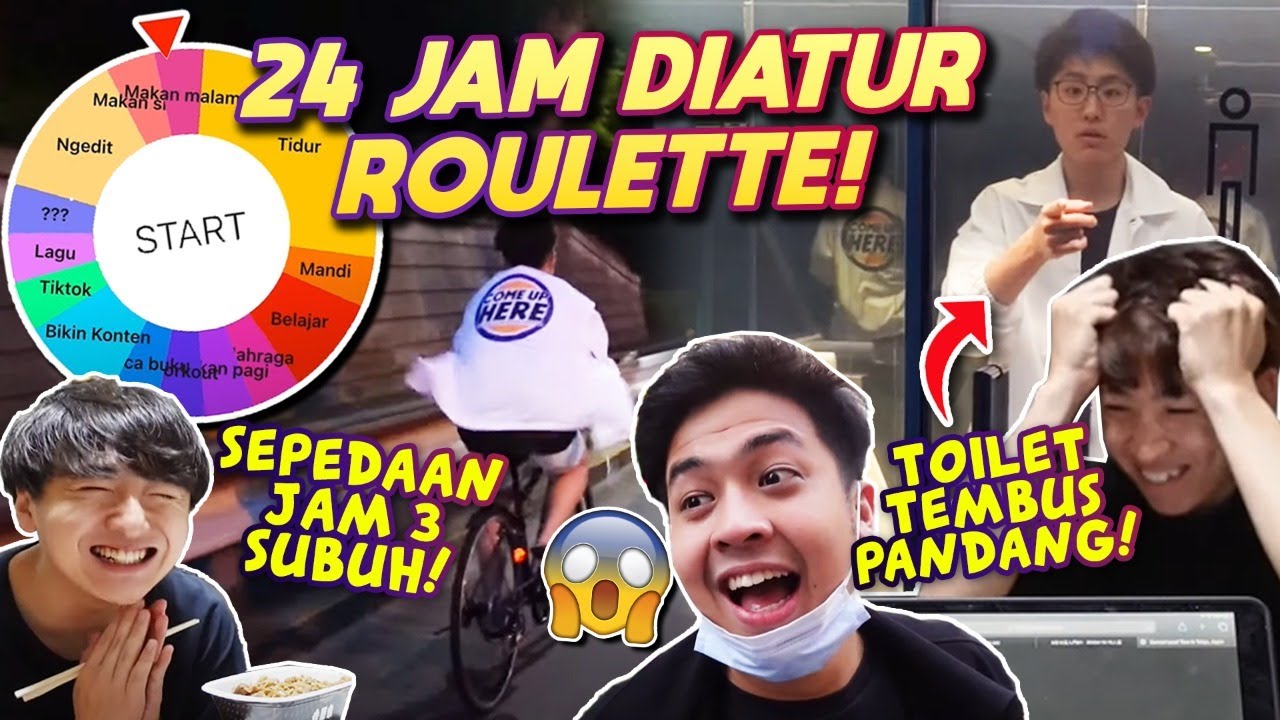 Kegiatan 24 Jam Diatur Roulette, Intip Keseruan Jerome Polin dan Wasedaboys!