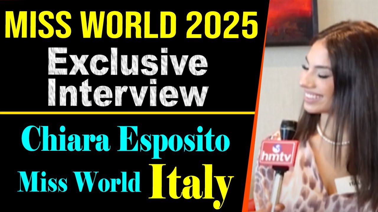 Miss World 2025 Exclusive Interview With Chiara Esposito Miss World