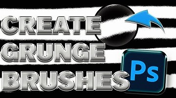 Create your OWN GRUNGE BRUSHES in Photoshop
