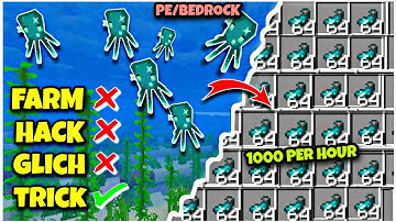 How To Find Unlimited Glow Ink Sac In Minecraft PE 🤩 | 100% Real | Without Any Farm |