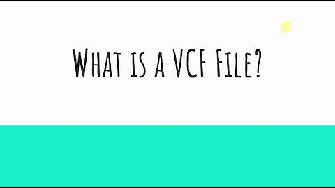 Bioinformatics101 - What is a VCF File?