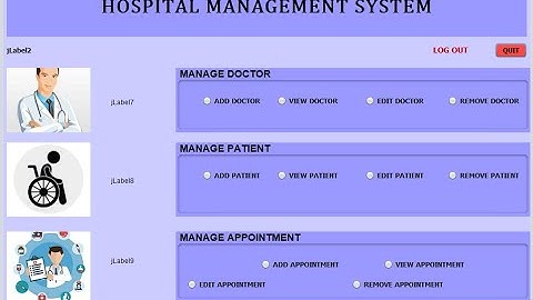 #10 Java Netbeans |  Hospital Management System | Java swing | Hindi