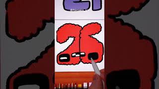 Drawing Number Lore | 21, 22, 23, 24, 25, 26, 27, 28, 29, 30 #shorts #number #numberlore