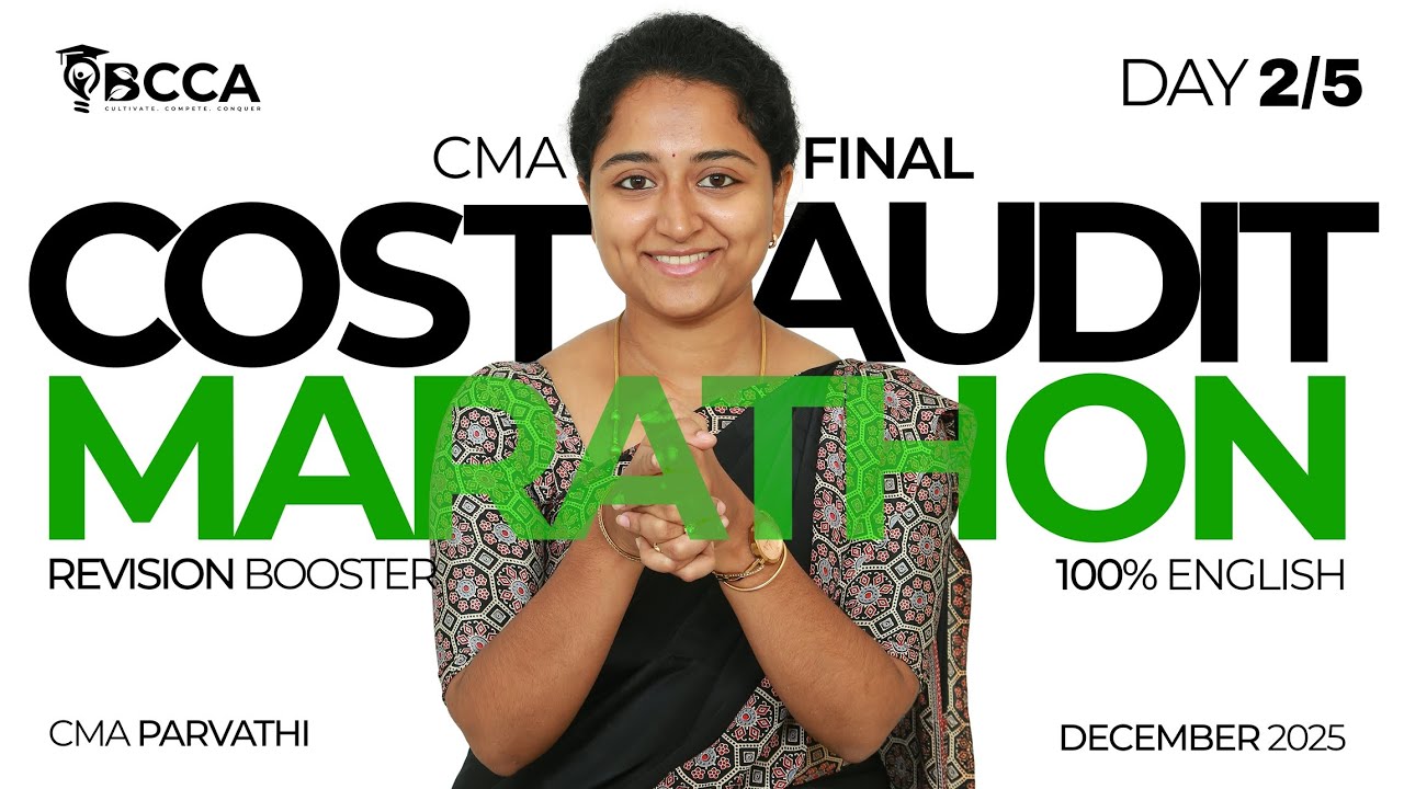 CMA FINAL | P17 - CMAD | MARATHON | DAY 2/5 | 100% ENGLISH | DEC 2025 | BY CMA PARVATHI MA'AM