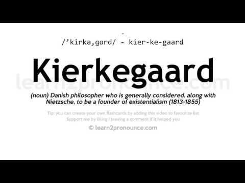 Произношение Кьеркегор | Определение Kierkegaard