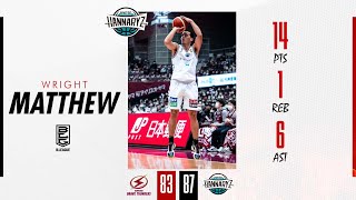 Matthew Wright finishes with 14 points in big win over Kawasaki Brave Thunders｜30 December 2022