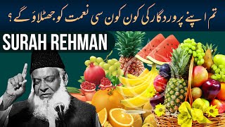 Surah Rahman Full With Urdu Translation | Dr Israr Ahmed Bayan Ul Quran Series