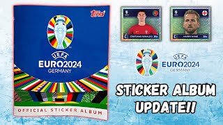 My Topps Euro 2024 sticker album update! What do they look like in the album?!